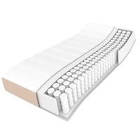 Boxspring met matras kunstleer cappuccinokleurig 90x190 cm - thumbnail