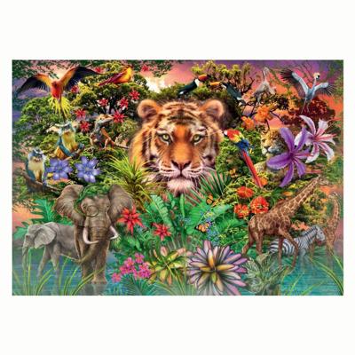 Ravensburger Legpuzzel jungle tiger, 1000st.