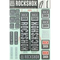 ROCKSHOX decor set decal set grey - thumbnail