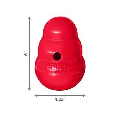 KONG WOBBLER ROOD SMALL 15,5X11X11 CM