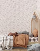 Dutch Wallcoverings Klara & Tove - Blåklocka Pink - Roze - thumbnail