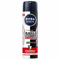 Nivea Men deodorant spray black & white max protection 150 Milliliter - thumbnail