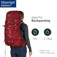 Osprey Ariel 55 Backpack Dames Medium Gray WXS/S - thumbnail
