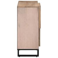 Dressoir 80x34x75 cm massief mangohout - thumbnail