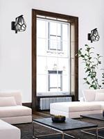 Eglo WandlampMardyke zwart met glas - 43645 - thumbnail