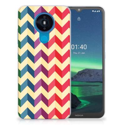 Nokia 1.4 | TPU bumper | Zigzag Multi Color Nokia 1.4 | TPU bumper | Zigzag Multi Color