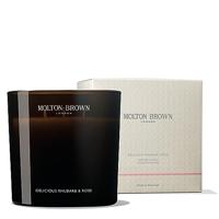 Molton Brown Delicious Rhubarb & Rose Luxury 3 Wick Scented Candle 600gr - thumbnail
