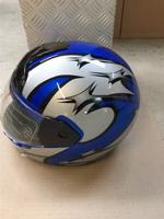 LP Integraalhelm xl 61cm race blauw/zilver - thumbnail