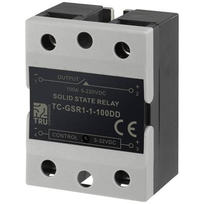 TRU COMPONENTS Halfgeleiderrelais TC-GSR-1-100DD 100 A Schakelspanning (max.): 220 V/DC DC-circuit 1 stuk(s) TRU COMPONENTS Halfgeleiderrelais TC-GSR-1-100DD 100 A Schakelspanning (max.): 220 V/DC DC-circuit 1 stuk(s)