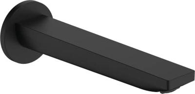 Baduitloop HansGrohe Rebris E Mat Zwart Baduitloop HansGrohe Rebris E Mat Zwart