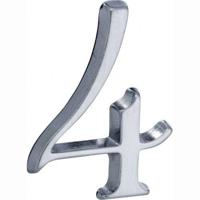 Artitec Mi Satori Huisnummer Roman 50mm-4 mat chroom - thumbnail