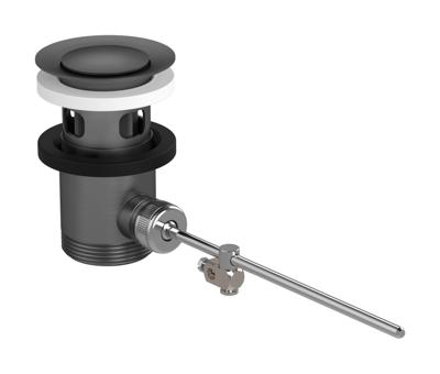 Hansgrohe afvoergarnituur pop-up voor wastafel- en bidetmengkranen, Brushed Black Chrome