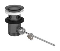 Hansgrohe afvoergarnituur pop-up voor wastafel- en bidetmengkranen, Brushed Black Chrome - thumbnail