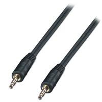 LINDY 35644 Jackplug Audio Aansluitkabel [1x Jackplug male 3,5 mm - 1x Jackplug male 3,5 mm] 5.00 m Zwart - thumbnail