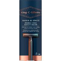 Gillette King C. Gillette Double Edge Safety Scheersysteem met 5 Navulmesjes - thumbnail