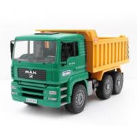 2765 Bruder Vrachtwagen M.A.N. met kiepbak - thumbnail