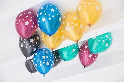 Metallic Ballonnen Multikleur Sterren Premium - 12 Stuks