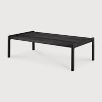 Ethnicraft Outdoor Salontafel 'Jack' Teakhout, 120 x 65cm, kleur Zwart - thumbnail