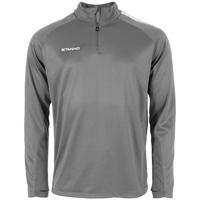 Stanno 408026 First Quarter Zip Top - Grey-Black - M - thumbnail