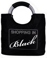 Boodschappentas "Shopping In Black" - thumbnail