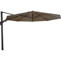 Zweefparasol Virgoflex Rond Ø3,5m - Taupe - thumbnail
