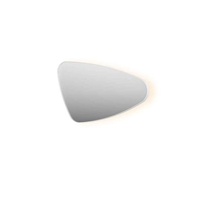 Spiegel Organisch INK SP23 100x60 cm Met Verlichting en Spiegelverwarming Rechts Mat Wit Spiegel Organisch INK SP23 100x60 cm Met Verlichting en Spiegelverwarming Rechts Mat Wit