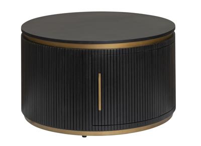 Tower Living Ronde Salontafel 'Rivello' Mangohout, 80cm Tower Living Ronde Salontafel 'Rivello' Mangohout, 80cm