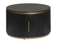 Tower Living Ronde Salontafel 'Rivello' Mangohout, 80cm - thumbnail