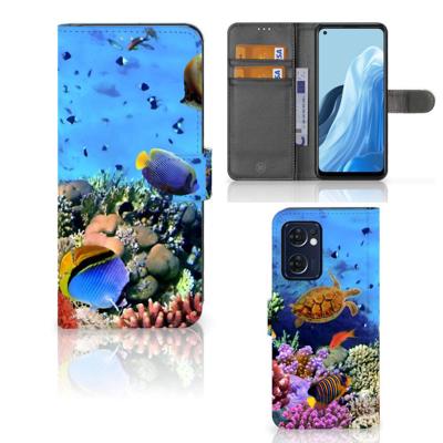 OPPO Find X5 Lite | Reno 7 5G | Telefoonhoesje | Met pasjeshouder | Vissen OPPO Find X5 Lite | Reno 7 5G | Telefoonhoesje | Met pasjeshouder | Vissen