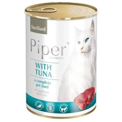 DOLINA NOTECI Piper Sterilised with tuna - nat kattenvoer - 400g