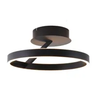 Freelight Plafondlamp Pilota Ø 40 cm zwart - thumbnail