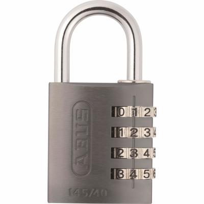 Abus cijfer hangslot 145/40 titanium grijs - 7cm