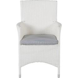 Nohr Tuinstoel 'Charnae' Wicker, kleur Wit