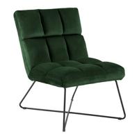 Bendt Fauteuil 'Kristian' Velvet, kleur Groen - thumbnail