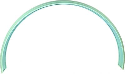 BLS achterspatbord 28 x 1 1/2 inch 60 mm staal turquoise