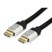 Equip 119382 HDMI kabel 3 m HDMI Type A (Standaard) Zwart, Zilver - thumbnail