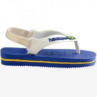 Teenslippers voor baby Brasil Logo II HAVAIANAS marine - thumbnail