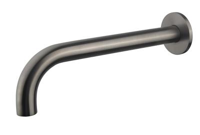 Wiesbaden inbouw-uitloop rond 25cm 1/2&apos;&apos; gunmetal