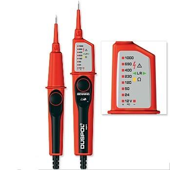Duspol Expert Spanningsmeter 12-1000v AC/DC Duspol Expert Spanningsmeter 12-1000v AC/DC