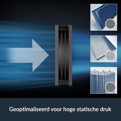 Arctic ACFAN00298A PC-ventilator Zwart (b x h x d) 92 x 25 x 92 mm - thumbnail