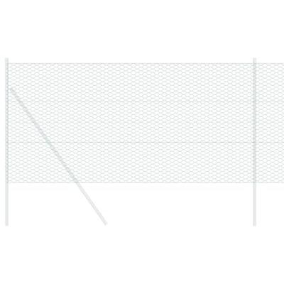 VidaXL Hexagon hek groen 1,2 x 10 m pvc