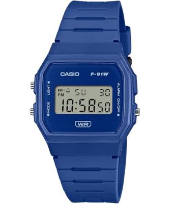 Casio F-91WB-2A1EF (Ø 35 mm) Heren horloge