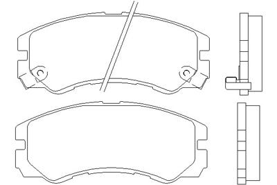 Remblokken set 2184501