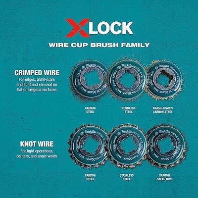 Makita Accessoires Komborstel 80mm X-LOCK - D-73380 D-73380 - thumbnail
