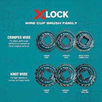 Makita Accessoires Komborstel 80mm X-LOCK - D-73380 D-73380 - thumbnail