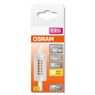 Osram Slim Line LED R7s 78mm 6W 806lm - 827  | Vervanger voor 60W
