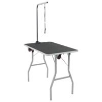 VidaXL Draagbare honden kaptafel met wielen - thumbnail