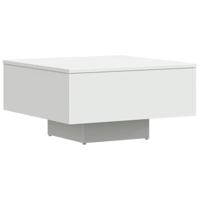 VidaXL Salontafel 60x60x31,5 cm bewerkt hout wit - thumbnail
