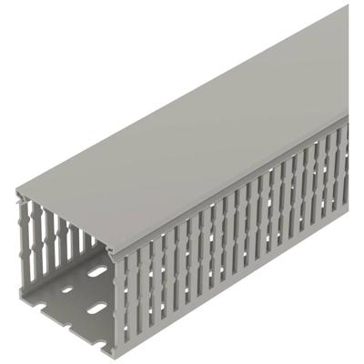 OBO Bettermann 6132516 Kabelgoot Bovenstuk (l x b x h) 2000 x 80 x 80 mm 12 stuk(s) Grijs