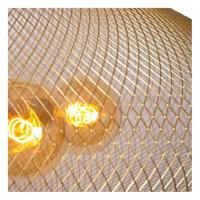 Lucide MESH - Hanglamp - Ø 85 cm - 3xE27 - Mat Goud / Messing - thumbnail